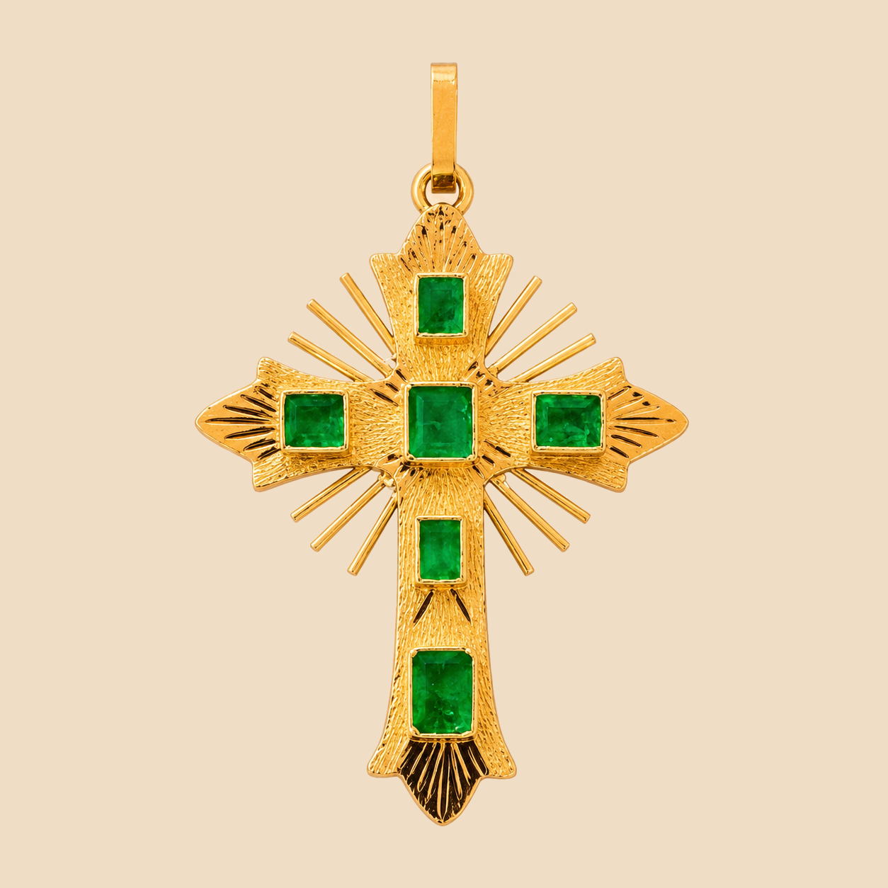 Imperial Emerald Cross